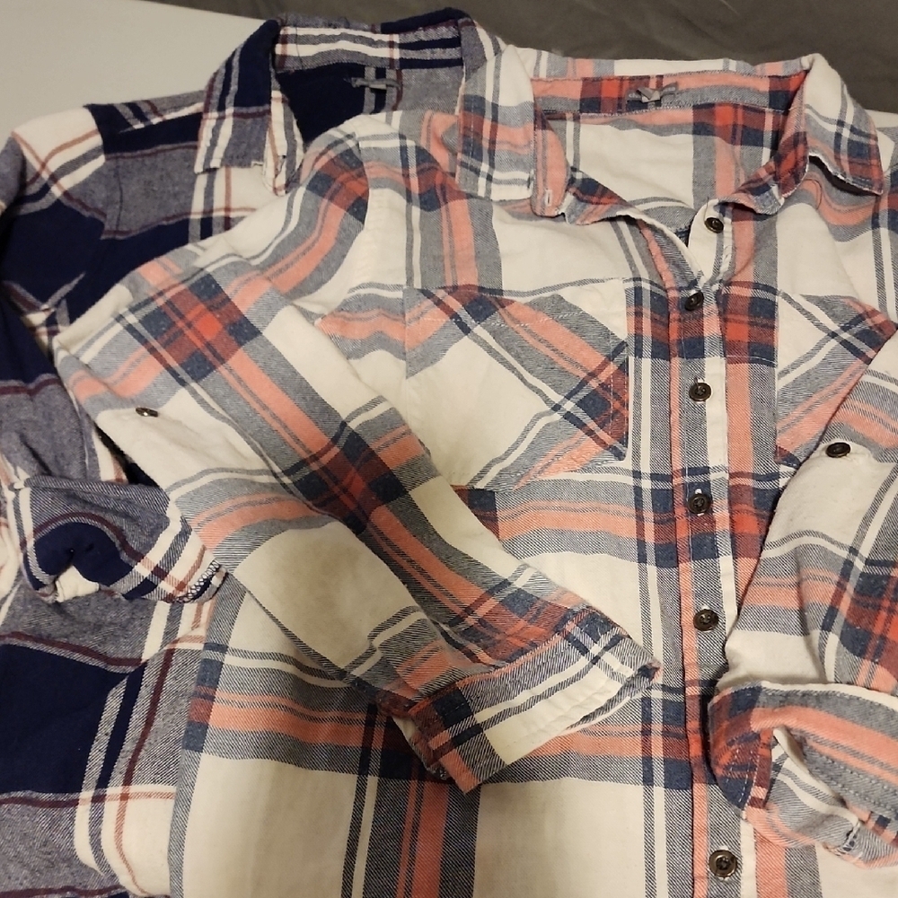 Bundle (2) 1 NWT  Charlotte Russe Casual Button Down Shirts